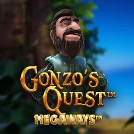 Gonzo's Quest Megaways slot logo by Red Tiger Gaming at Casino Prestige