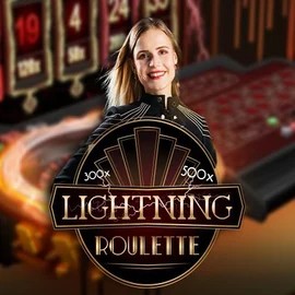 Lightning Roulette slot visual from Evolution available on prestige.com.de