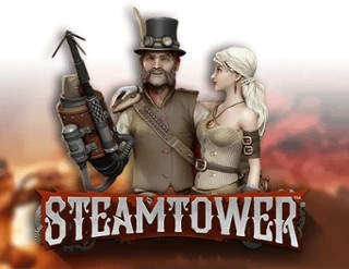 Steam Tower Slot slot logo by NetEnt at Casino Prestige